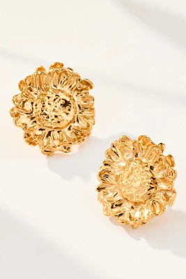 Elise Tsikis Flower Post Earrings