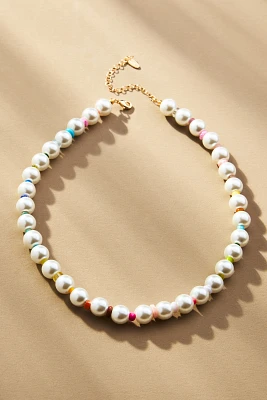 Mixed Bead Pearl Necklace