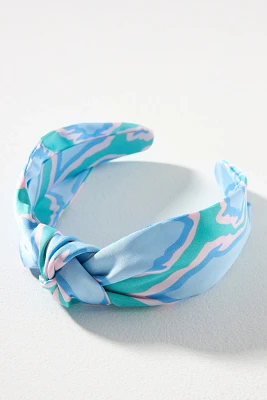 Everly Vibrant Print Knot Headband