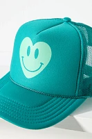 Ascot + Hart Smiley Heart Trucker Hat