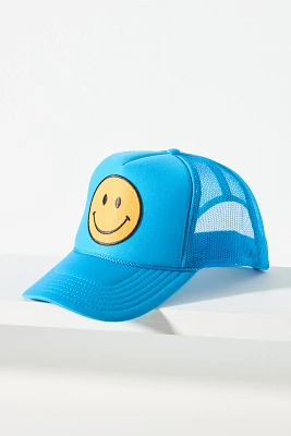 Ascot + Hart Smiley Patch Trucker Hat