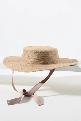 Brunna.Co Loli Jute Boater Hat