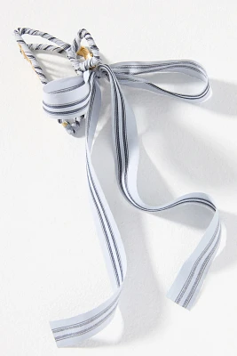 Clubhouse Striped Bow Hair Claw Clip