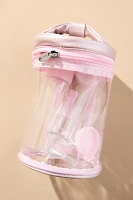 Miamica Statement Bows 11-Piece Pink Travel Bottle Set