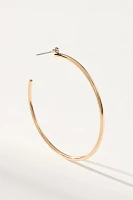 Thin Sparkle Hoop Earrings