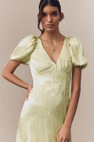 Mare Jacquard Linen Blend Dress
