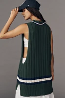 By Anthropologie Sporty V-Neck Sweater Vest