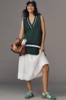By Anthropologie Sporty V-Neck Sweater Vest
