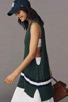 By Anthropologie Sporty V-Neck Sweater Vest