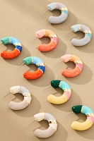 Colorblock Hoop Earrings