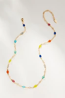 Infinity Gemstone Necklace