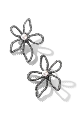 Deepa Gurnani Felicity Flower Post Earrings