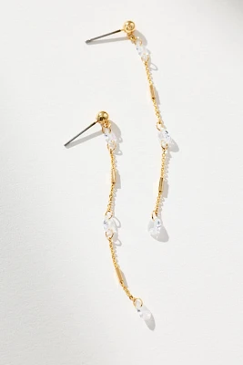 Crystal Chain Drop Earrings