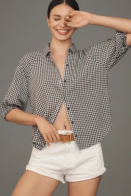 Cloth & Stone Puff-Sleeve Buttondown Shirt