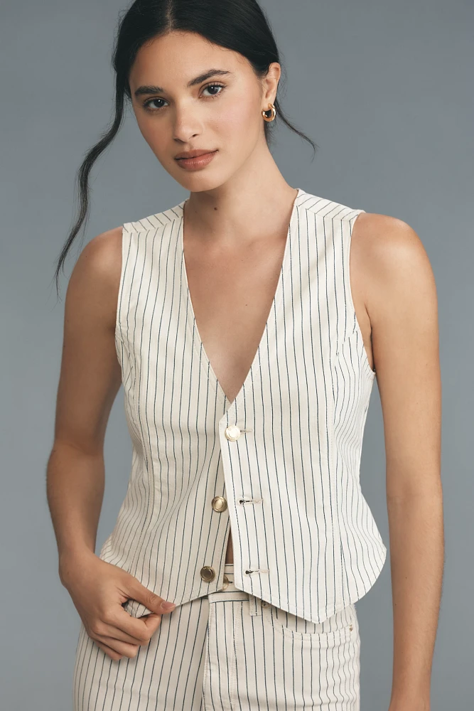 DL1961 Hepburn V-Neck Vest