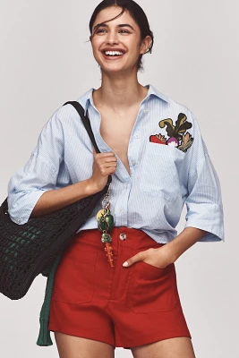 Maeve Mabel Pocket Buttondown Shirt