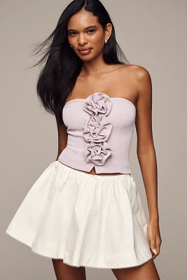 Endless Rose Strapless Rosette Top