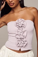 Endless Rose Strapless Rosette Top