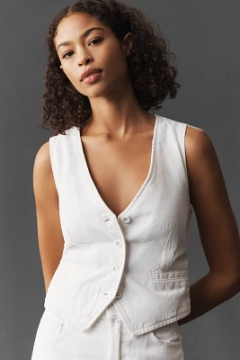 Pistola Vero Crop Denim Vest