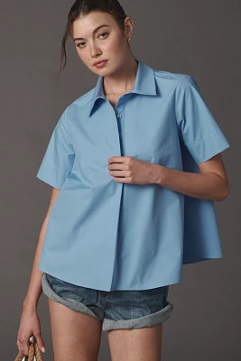 The Pollie Short-Sleeve Swing Blouse