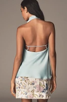 By Anthropologie Cowl-Neck Halter Top