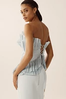 Acler Tremail Strapless Top
