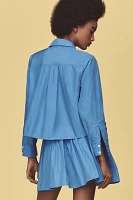 By Anthropologie Long-Sleeve Buttondown Blouse