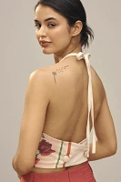 Maeve Printed Halter Top