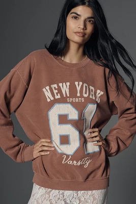 By Anthropologie New York 61 Graphic Sweatshirt