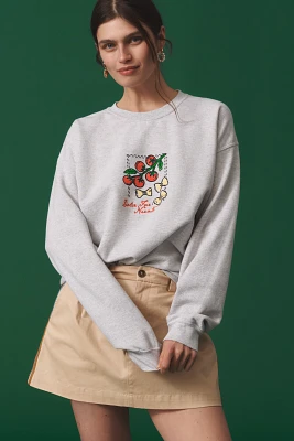 By Anthropologie Dolce Far Niente Graphic Sweatshirt