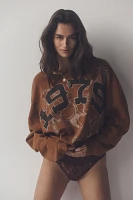 Pilcro Oversized Graphic Sweatshirt
