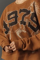 Pilcro Oversized Graphic Sweatshirt