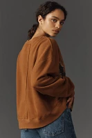 Pilcro Oversized Graphic Sweatshirt