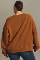 Pilcro Oversized Graphic Sweatshirt