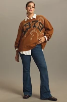 Pilcro Oversized Graphic Sweatshirt