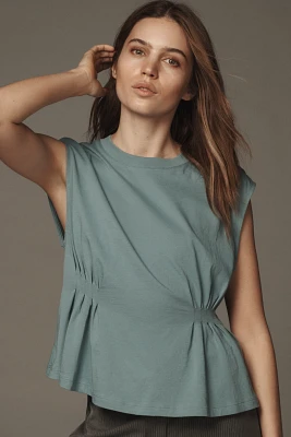 Nation Los Angeles Meg Pleated Top