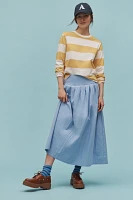 Clare V. Long Sleeve Crew-Neck Tee