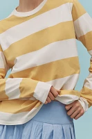 Clare V. Long Sleeve Crew-Neck Tee