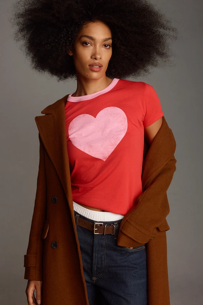 Letluv Heart Ringer Tee