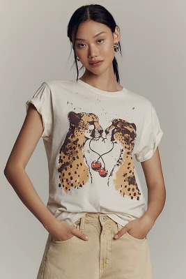 Letluv Cheetah Graphic Tee