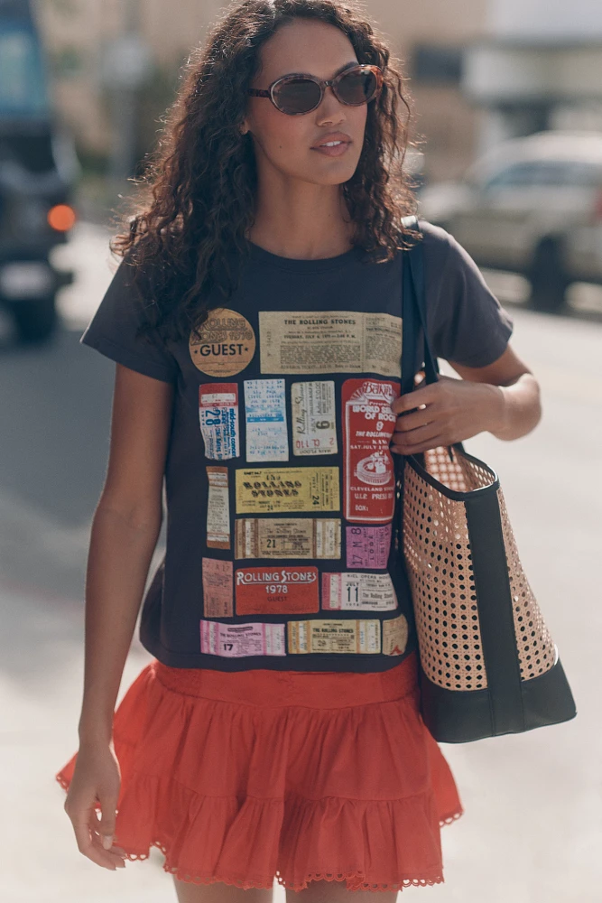 Letluv Rolling Stones Tickets Graphic Tee