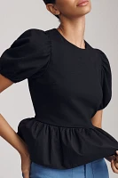 English Factory Bubble-Sleeve Blouse