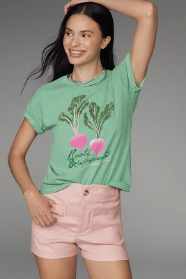 By Anthropologie Roots & Sprouts Graphic Tee