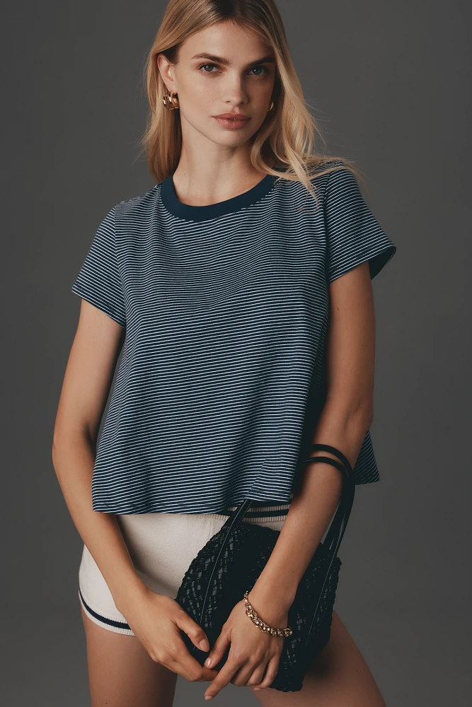 Maeve Crop Swing Tee