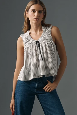 Maeve Ruched Swing Tank