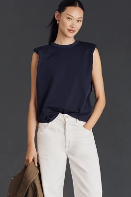 Endless Rose Shoulder Pad Muscle Shirt