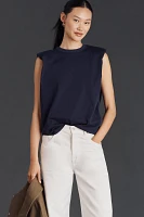 Endless Rose Shoulder Pad Muscle Shirt