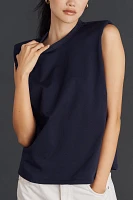 Endless Rose Shoulder Pad Muscle Shirt