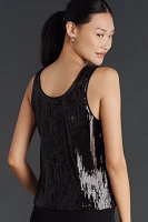 Grey Lab Sequin Tank Top