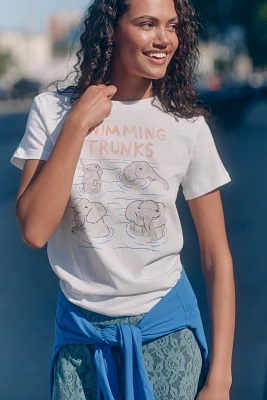 Unfortunate Portrait Swimming Trunks Graphic Tee